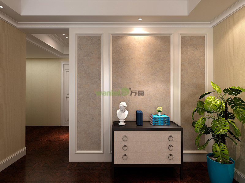 金彩顆粒,用硅藻泥裝修